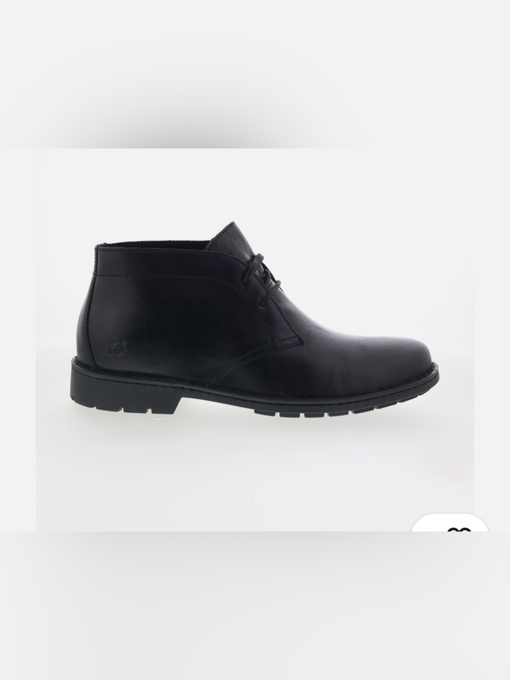 Born Men's Black Leather Chukka Boots